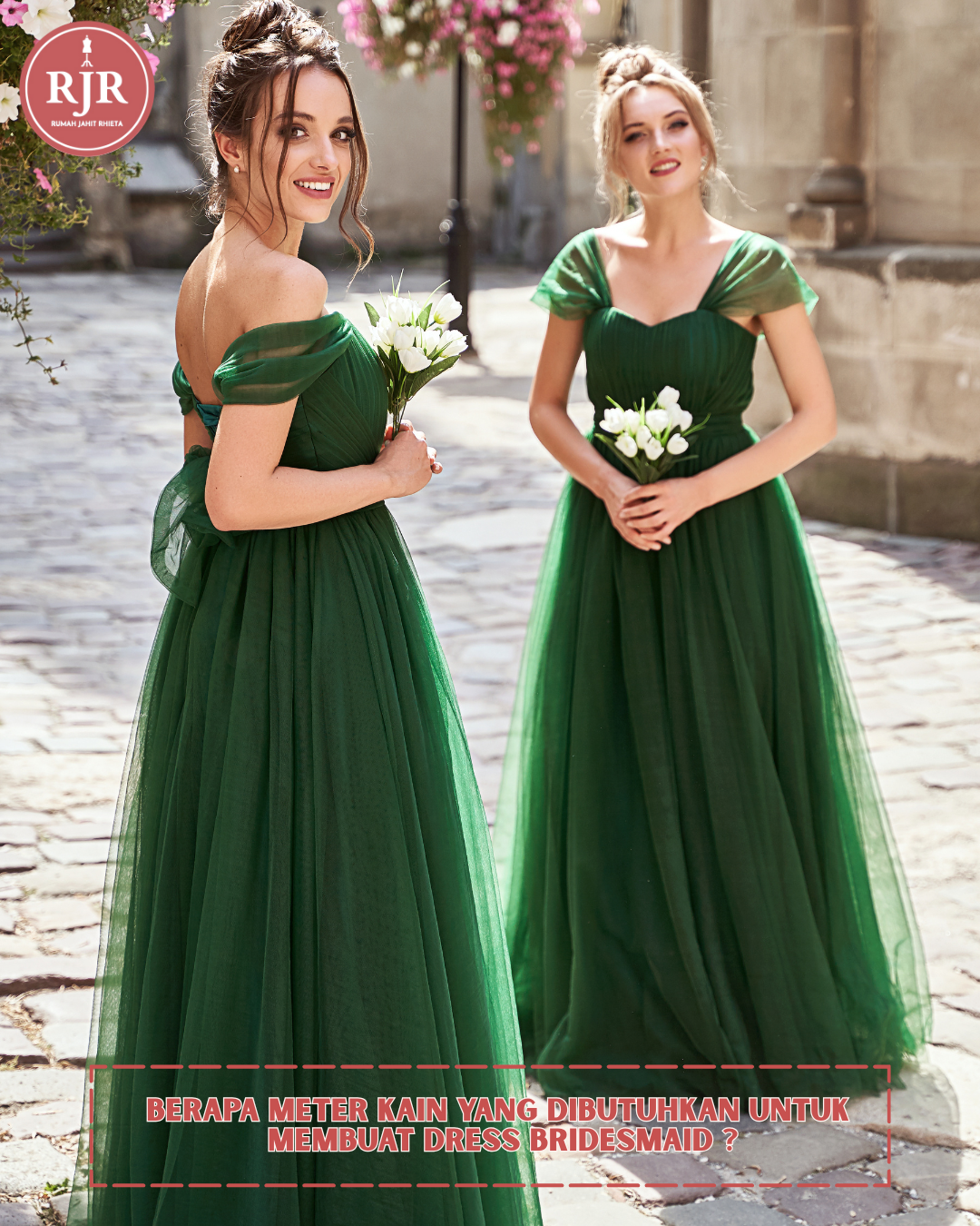 Ilustrasi artikel Berapa Meter Kain yang Dibutuhkan untuk Membuat Dress Bridesmaid ? | Rumah Jahit Rhieta