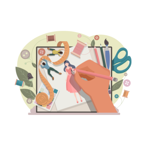 Icon konsultasi desain di website rumah jahit rhieta