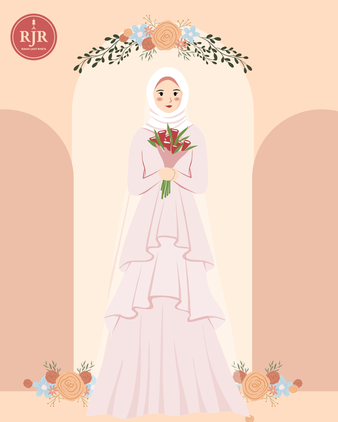 Ilustrasi 7 Pertanyaan sebelum Jahit Gaun Pengantin