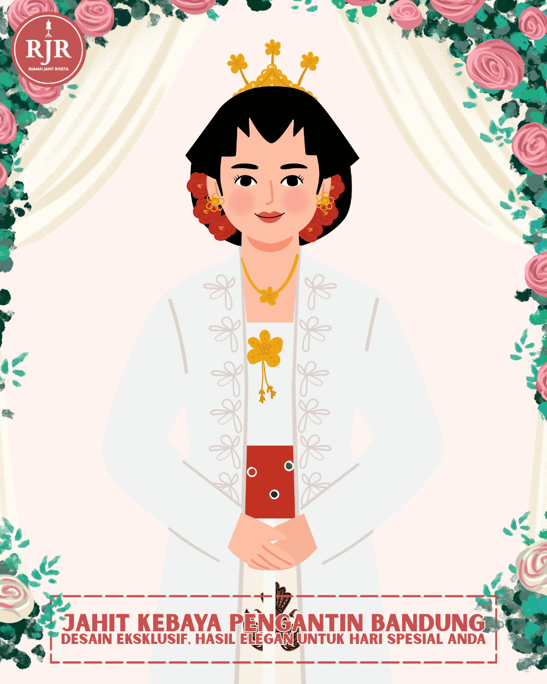 Jahit Kebaya Pengantin Bandung Desain Eksklusif, Hasil Elegan untuk Hari Spesial Anda | Rumah Jahit Rhieta