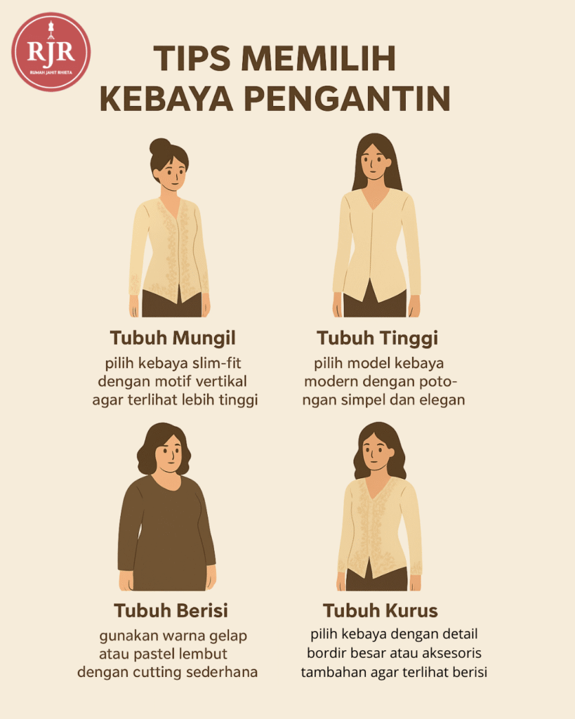 Tips Memilih Kebaya Pengantin | Rumah Jahit Rhieta