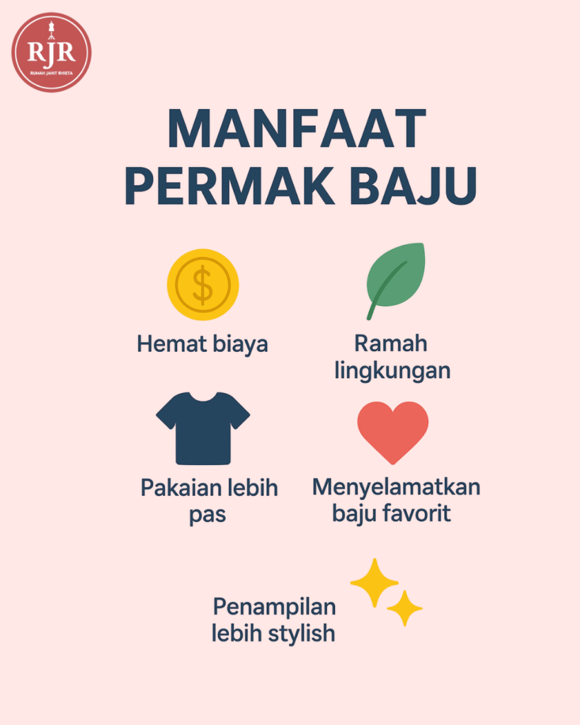 Manfaat Permak Baju | Rumah Jahit Rhieta