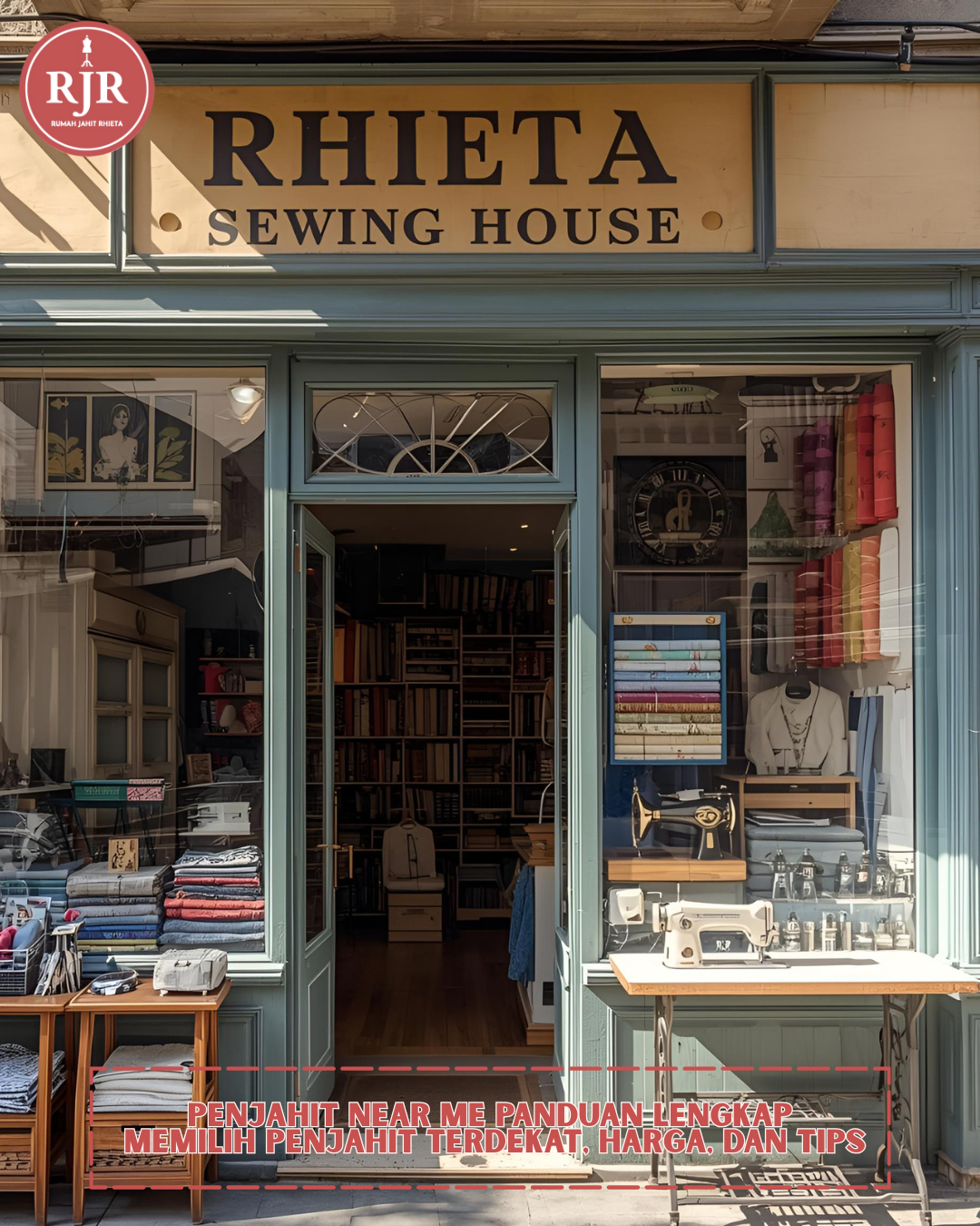 Ilustrasi Artikel Penjahit Near Me Panduan Lengkap Memilih Penjahit Terdekat, Harga, dan Tips | Rumah Jahit Rhieta