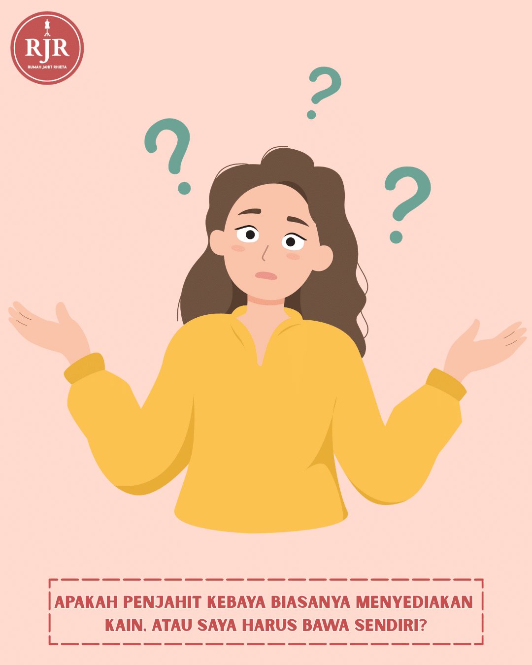 Ilustrasi Artikel Apakah penjahit kebaya biasanya menyediakan kain, atau saya harus bawa sendiri? | Rumah Jahit Rhieta