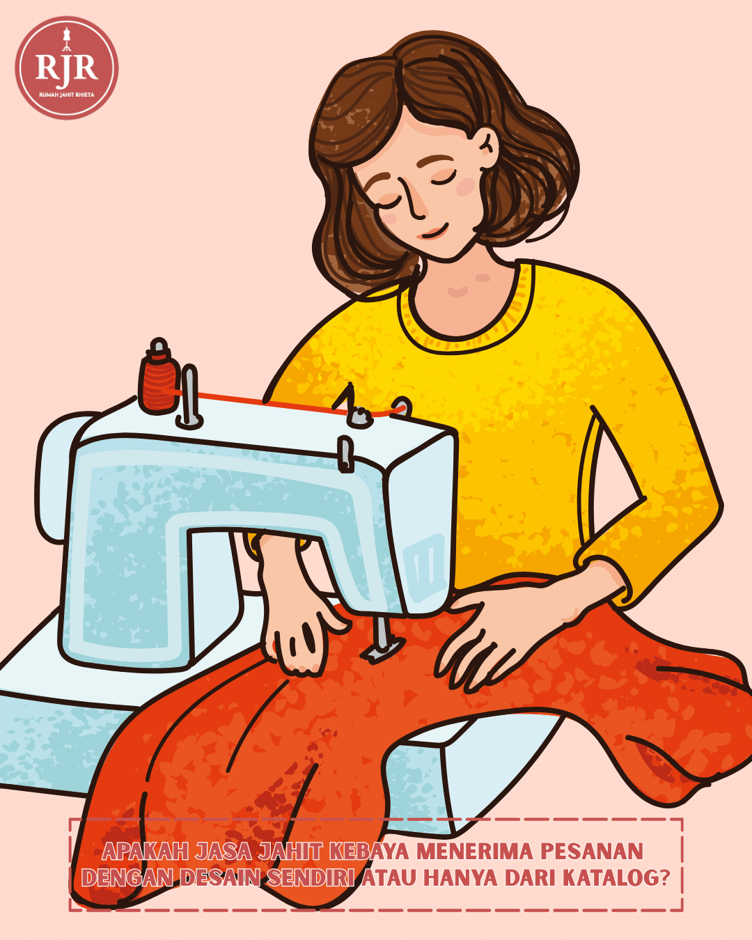Ilustrasi Artikel Apakah jasa jahit kebaya menerima pesanan dengan desain sendiri atau hanya dari katalog? | Rumah Jahit Rhieta