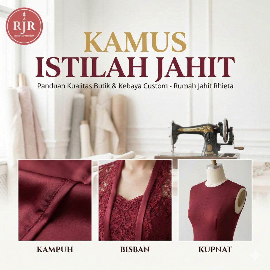 Ilustrasi Artikel Kamus Istilah Jahit Terlengkap: Mengupas Tuntas Kampuh, Bisban, dan Kupnat untuk Pemula hingga Profesional