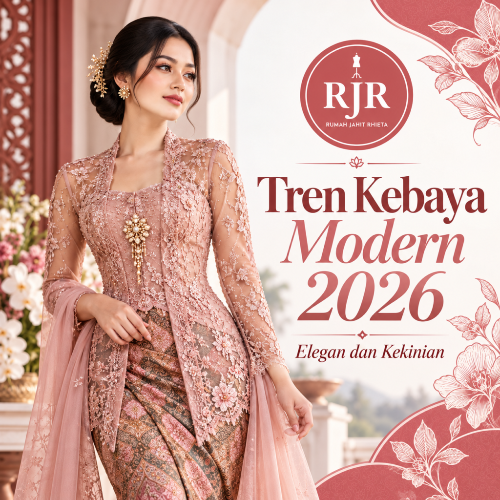 Tren kebaya modern 2026 dengan desain elegan untuk wisuda dan pesta